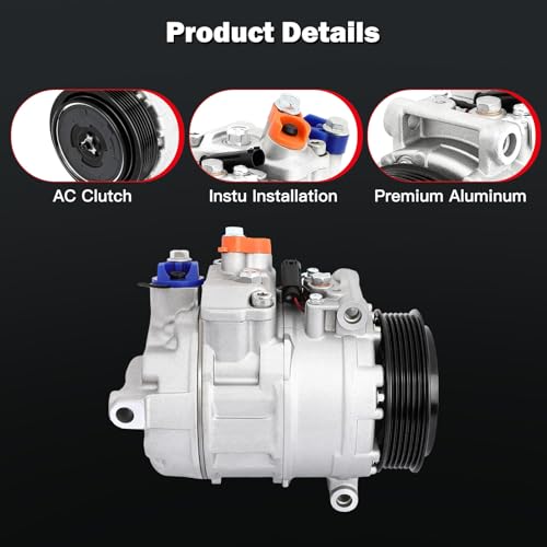 Image of cciyu Air Conditioning Compressor Fit for Mercedes-Benz ML350 ML450 ML500