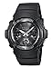 Casio G-SHOCK Homme Analogique-Digital Quartz Montre avec Bracelet en Résine AWG-M100B-1AER