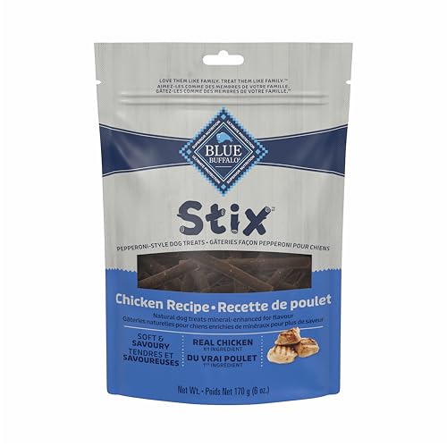 Blue Buffalo Stix Chicken Pepperoni-Style Dog Treats, 6 oz - image 1
