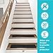 LifeGrip Anti Slip Traction Treads (10-Pack), 6 inch X 28 inch, Best Grip Tape Grit Non Slip, Outdoor Non Skid Tape, High Traction Friction Abrasive Adhesive for Stairs Step, Black (6