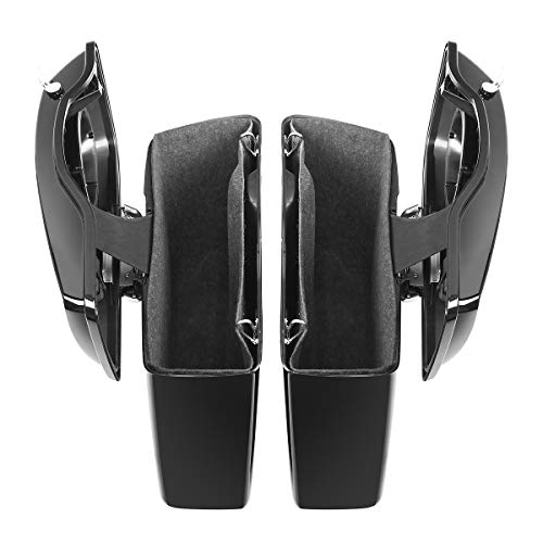 Alforjas duras para Harley Touring 2014-2024 color negro vivo miniatura 5