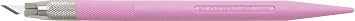 NT Cutter Resin Holder Art Knife, Pink Holder, 1 Knife D-401P-P