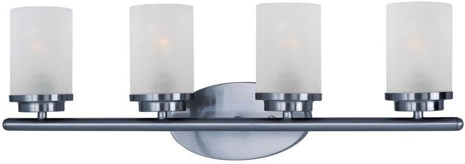 Maxim Corona-4 Light Contemporary Bath Vanity in Contemporary style-26.25 Inches Wide by 9 inches high-Polished Chrome Finish-