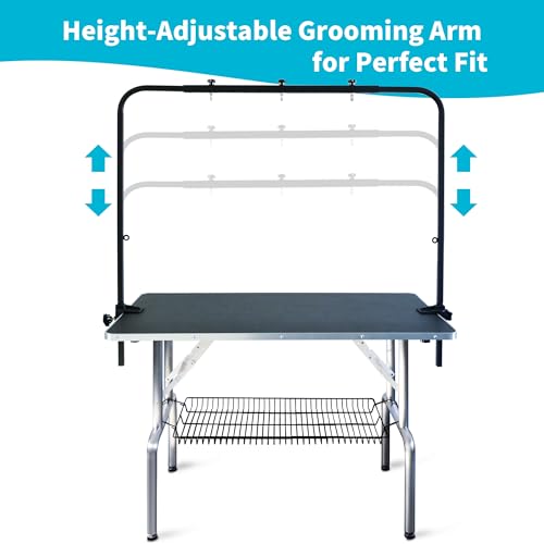 Image of SHELANDY 46-in Dog Grooming Table for Large Pets