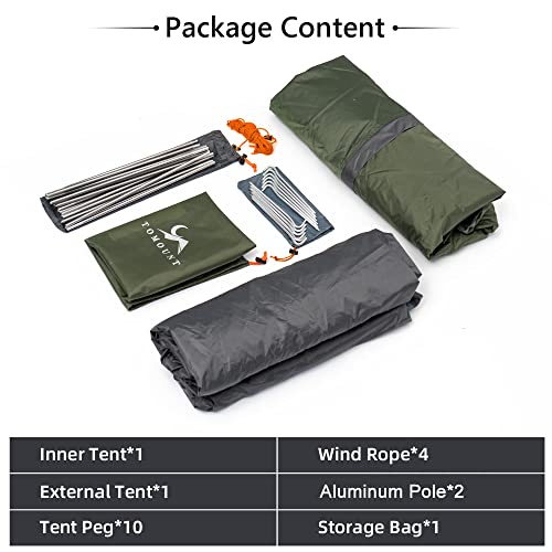 MC Backpacking Tent 2 Person Waterproof Lightweight Compact Double Layer Free-Standing Outdoor Camping Hiking 3 Season - Image 7