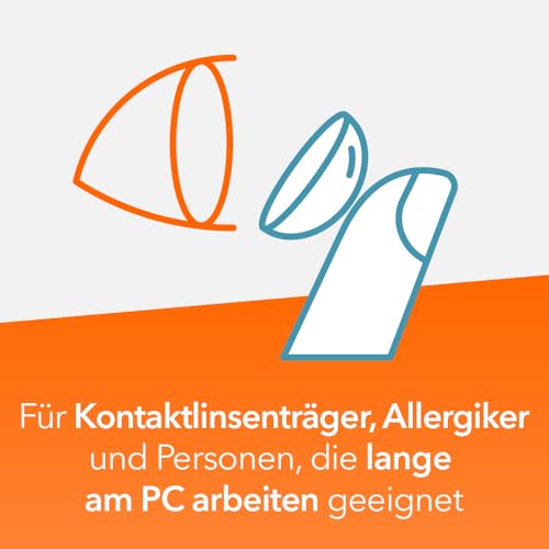 Hyaluron-ratiopharm® Augentropfen: Für die Befeuchtung von trockenen, gereizten oder brennenden Augen. Auch für weiche und harte Kontaktlinsen geeignet, 2x10 ml