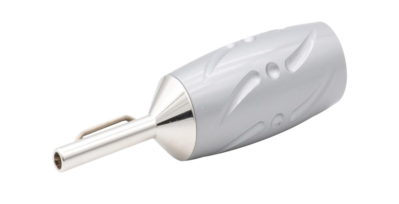 Conector de Cable de altavoz AMP, conector Banana de cobre chapado en rodio, extremo de 4mm for poste de encuadernación, 4 Uds.