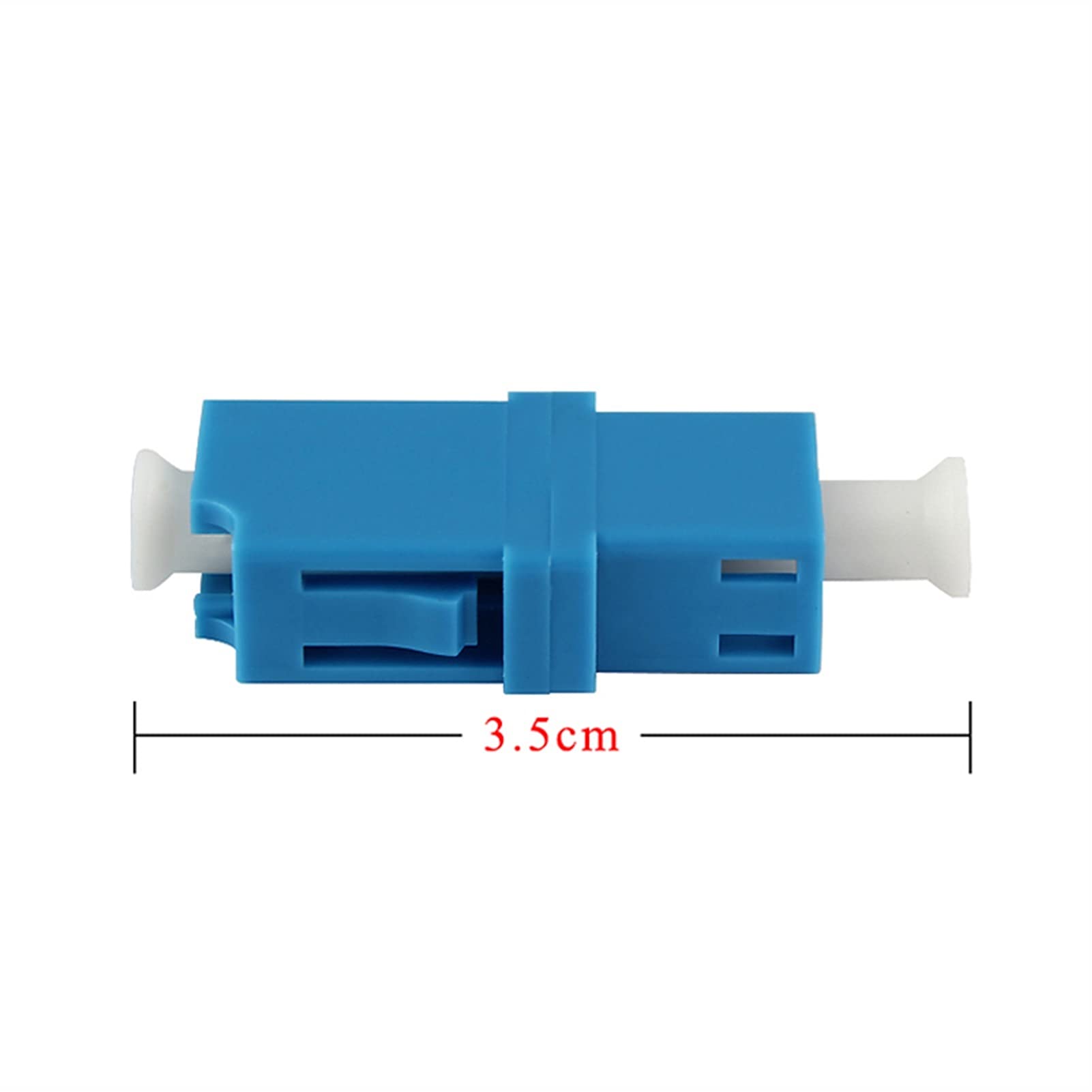 Accessoires de Fibre Optique 25 pcs LC UPC Adaptateur Quad à Fibre Optique LC Coupleur à Fibres optiques/Atténuateur Fibre Blanche DE Fibre Quad 4 Ports CONNECTEUR DE Fibre Connecteur