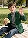 Green Suede Blazer for Boys Spring Faux Leather Jacket Size 12 Kids Fashion Outerwear Boy Sport Coat for School