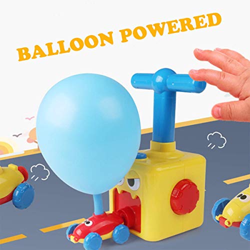 BAKAM Power Balloon Car Toy for Kids, Balloon Powered Car Children\'s Science Toy, Inflatable STEM Balloon Pump Cars Racer Kit for Boys Girls - Thumbnail 2