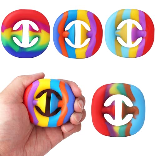 4 Pack Snapper Fidget Squeeze Toy