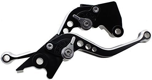 Miniatura 4 de FXCNC Palancas de embrague de freno de doble color para motocicleta compatibles con HAYABUSA GSXR1300 99-07, DL1000V-STROM 02-2020, SV1000S 03-07,