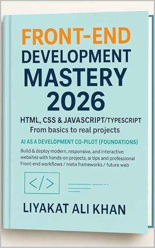 FRONT-END DEVELOPMENT MASTERY (2026 Edition): HTML • CSS • JavaScript • TypeScript • Systems Thinking