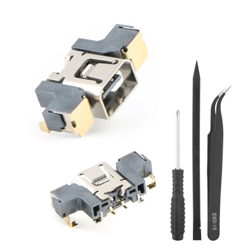 for Nintendo 3DS/3DS XL/3DS LL Charging Port Replacement for Nintendo 3DS Dock Connector USB Type C Charge Power Socket Jack Port Console Accessories (with Repair Tools)