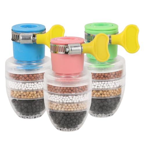 DOITOOL 3 Juegos Filtrar Filtros Agua Casa Filtros De Agua Para Casa Filtro De Grifo De Plástico El Ahorro De Agua Filtro De Plastico Accesorios De Cocina El Plastico 3 Piezas * 3