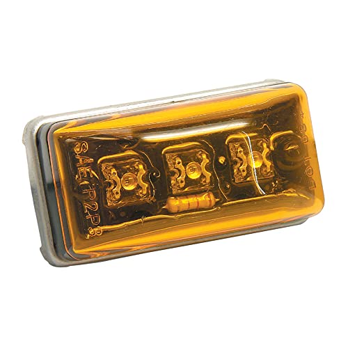 Fulton Wesbar 401565 Waterproof LED Clearance Light, Amber