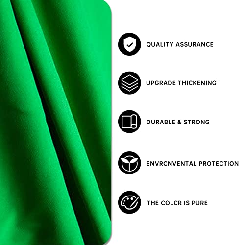 Beiyang 10Ft X 20Ft Photography Backdrop Green Screen Non-Reflective Velvet Fabric Wrinkle Resistance Photo Background For Photo Studio Shooting Props #TOP1