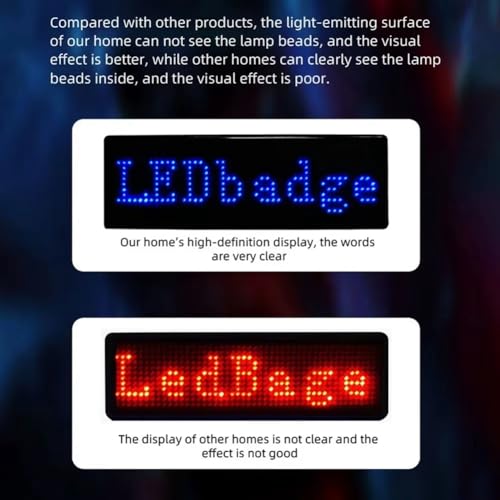 Module d'affichage A LED programmable avec texte nominatif et étiquette USB défilante - 6