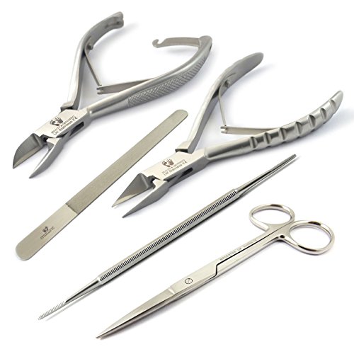 Pince coupante pour ongles épais Medentra en acier chirurgical de podologie