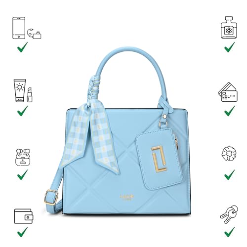 Image of Lavie Luxe Women's Quare26 Extra Large Laptop Satchel Bag | Upto 14 Inch | Satchel Handbag for Work | Ladies Purse | Stylish Shoulder Bag | Gift for Women