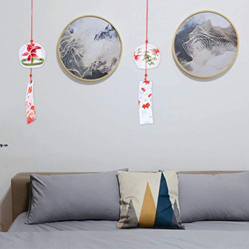 BESPORTBLE – Sinos de vento de peixe-dourado, enfeite com pingente de vidro para pendurar para amigo