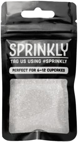 SPRINKLY - Sugar Crystals - White - 30g