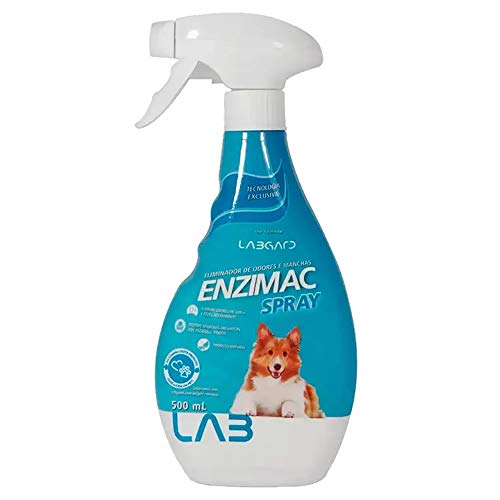 Kit 3un Enzimac Cães 500ml - Eliminador De Odores E Manchas
