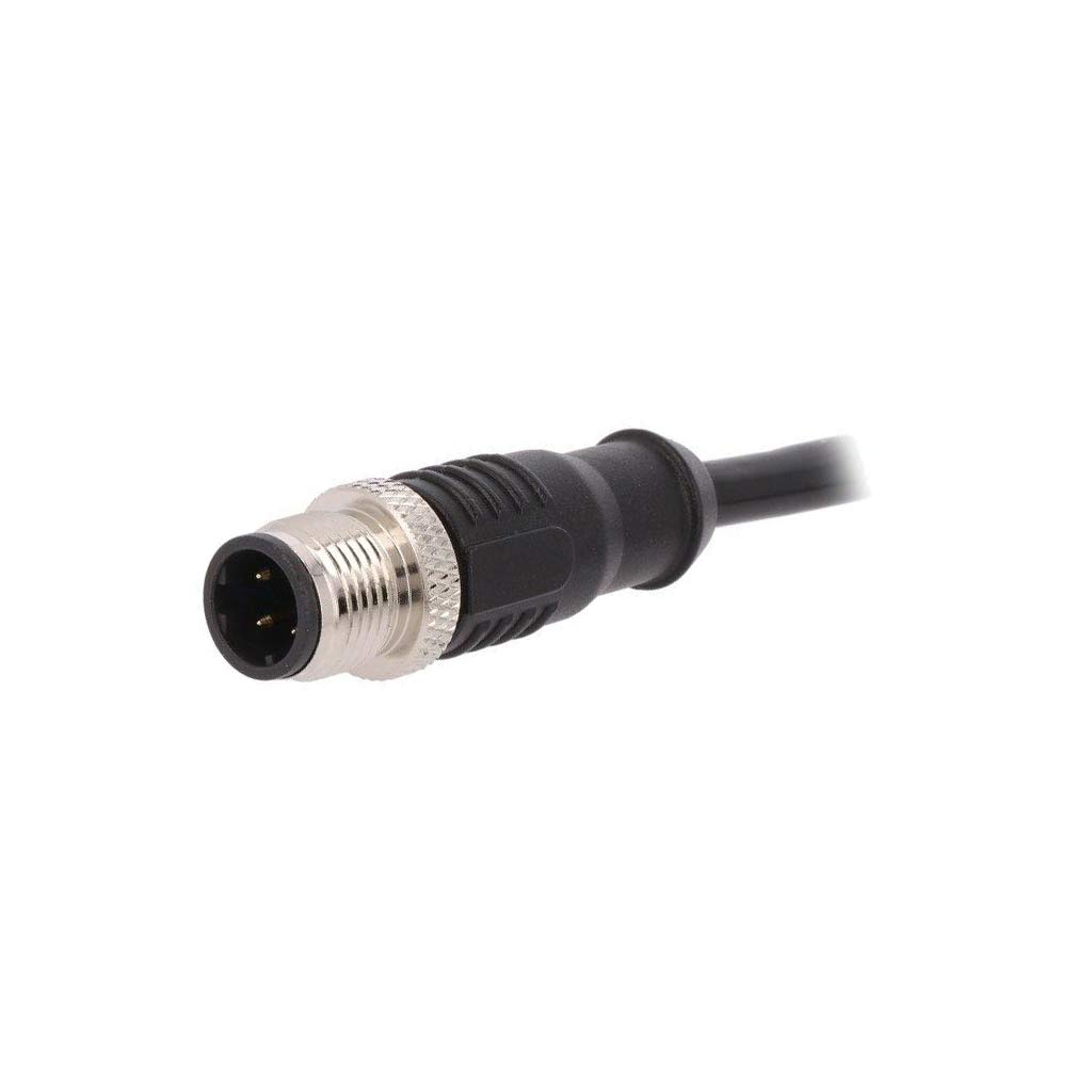 PXPPVC12FIM04DC010 Plug M12 PIN4 male D code-Ethernet cables straight BULGIN