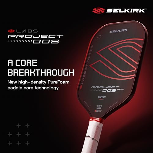 Image of Selkirk Sport Labs Project 008 Pickleball Paddle | Carbon Fiber | Epic 13mm