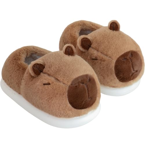 Capybara Slippers for Women Men,Character Slippers,Cute Animal Slippers,Winter Cartoon Slippers for Women,Cozy Home Slippers