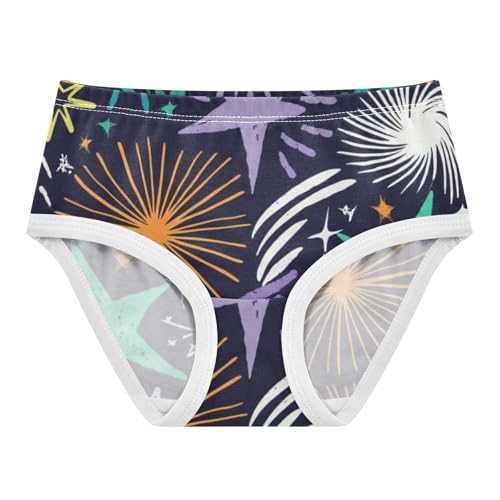 Print Girls Underwear Toddler 2t Cotton Panties for Girl Colorful Star Briefs Kids Undies