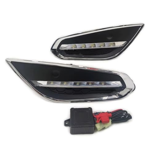 Luz de conducción diurna LED para Volvo S60 2009-2013 con acabado mate ABS