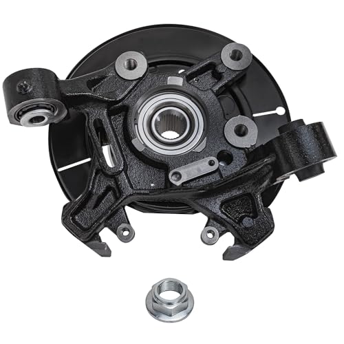 Image of Detroit Axle - Rear Steering Knuckles for 2006-2010 Mercury Mountaineer Ford Explorer 2007-2010 Explorer Sport Trac 2008 2009 Steering Knuckles & Wheel Bearing Hubs Replacement