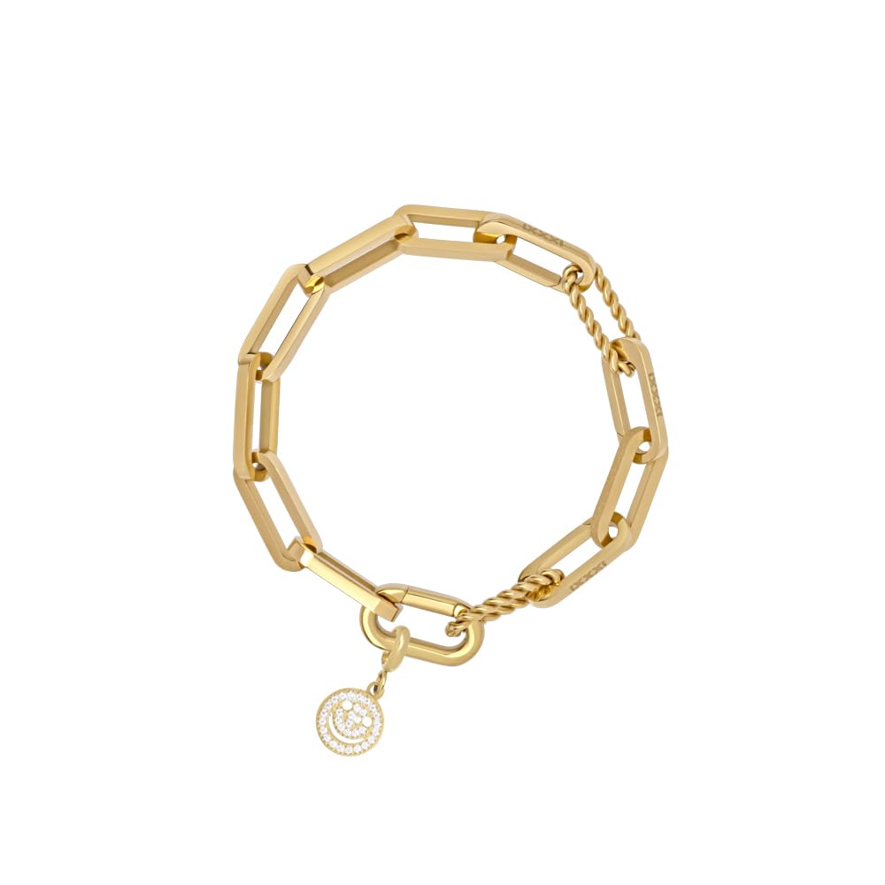 iXXXi Connect Goud Seed Frame Bracelet, 17.5cm, Stainless Steel, No Gemstone
