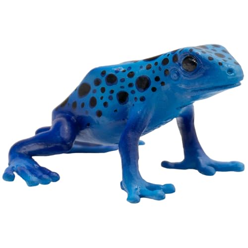 Bullyland 68523 - Spielfigur Blauer Baumsteiger-Frosch Azureus, ca. 3 cm große Tierfigur, detailgetreu, PVC-frei, ideal als kleines Geschenk für Kinder ab 3 Jahren, Blau (Blue)