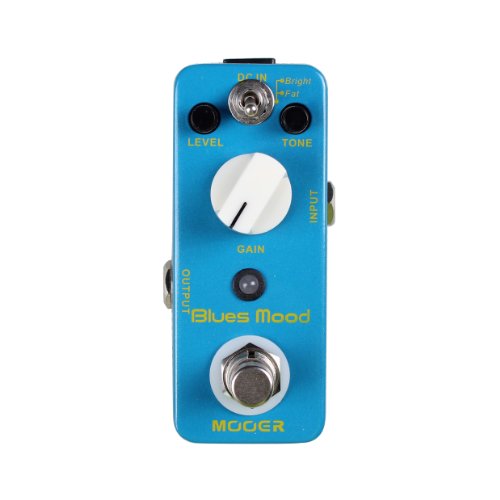 Mooer Blues Mood Pédale Overdrive typé Blues 2 modes: Bright & Fat - Les Beatles, Paul McCartney, John Lennon, RIngo Starr, George Harrison Mooer Blues Mood Pédale Overdrive typé Blues 2 modes: Bright & Fat