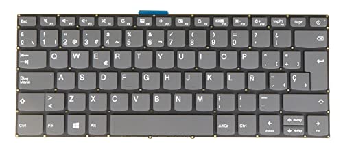 Spanish Keyboard for Lenovo S145-14api S145-14ast S145-14igm S145-14ikb S145-14iml S145-14iwl S145-14iil PC4CP-SPA Gray