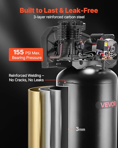VEVOR 3.7HP 60 Gallon Heavy-Duty