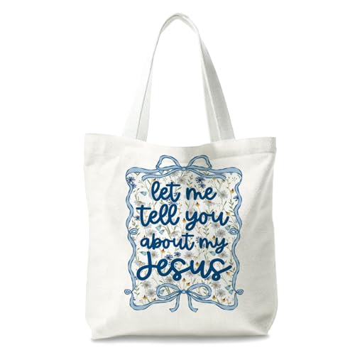 CFFJLHN Christian Tote Bag Bible Bag Bible Tote Bags for Women Christian Gifts for Women