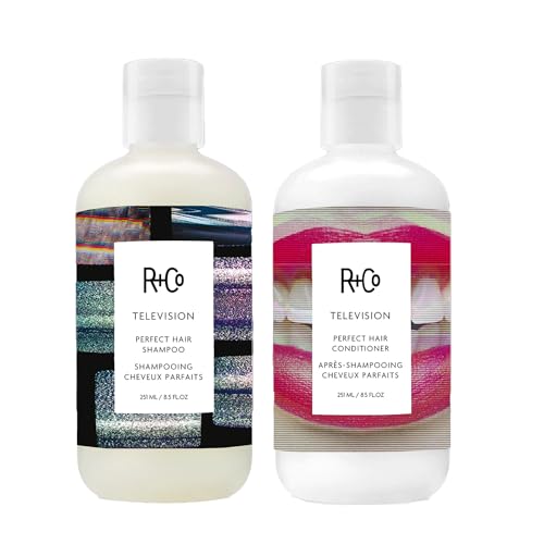 R+Co Television Perfect Hair Shampoo and Conditioner Set – Smooths, Adds Shine & Volume -...
