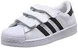Cuero superior adidas Superstar CF C, Zapatillas Unisex Niños, Blanco (Footwear White/Core Black/Footwear White 0), 32 EU