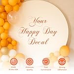 Custom Name Decal for Wall, Mirror, or Party Arch – Personalized Vinyl Letter Stickers for Birthday Banner, Baby Shower, Graduation or Backdrop Decor – Name Wall Decals for Party Decorations - Image 5