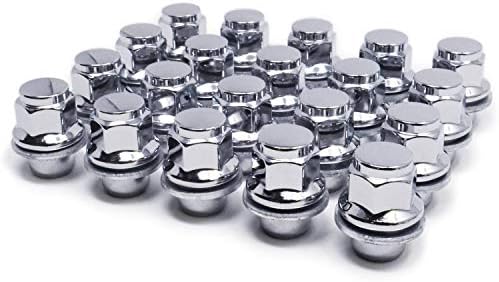 Mastiff 17207 Lug Nut Set, M12x1.5 Thread, Triple-Chrome Finish, Mag Seat - 1.46"(37mm) Height - 1.3"(33mm) Inner Height - 1.18" (30mm) Width - 13/16 Hex (Pk of 20)