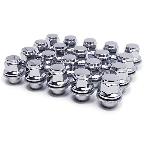 Mastiff 17207 Lug Nut Set, M12X1.5 Thread, Triple-Chrome Finish, Mag Seat - 1.46"(37Mm) Height - 1.3"(33Mm) Inner Height - 1.18" (30Mm) Width - 13/16 Hex (Pk Of 20) #TOP29