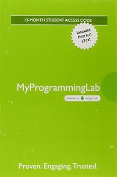 Printed Access Code Mylab Programming with Pearson Etext -- Access Card -- For Introduction to Java Programming and Data Structures, Comprehensive Version Book