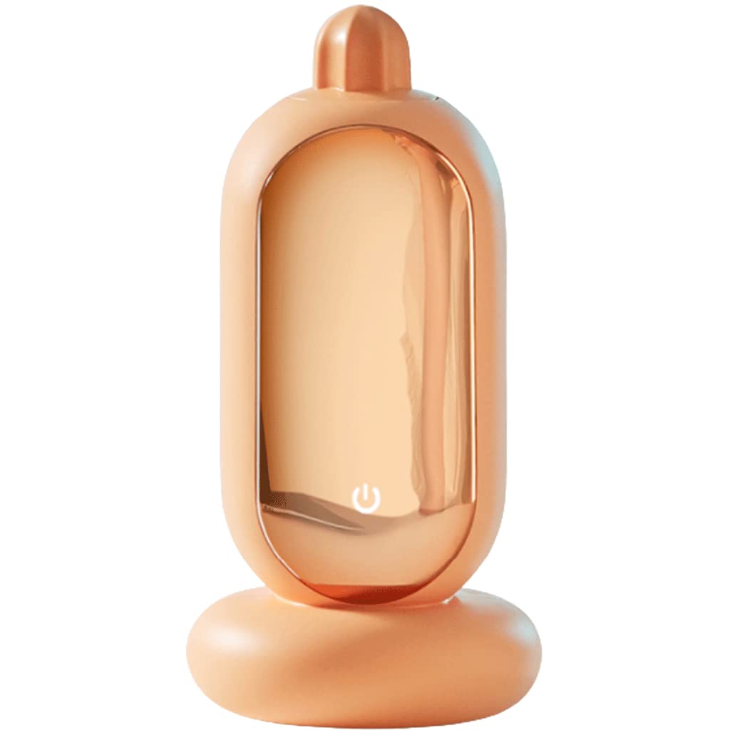 Habiba Humidificador Difusor de Aceite Esencial por ultrasonido con Base, Mini humidificador portátil de 15 ml con temporización táctil, Apagado automático sin Agua, Ayuda para Dormir Silencioso