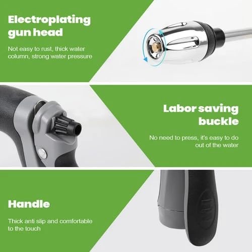 Image of Pressure Washer-Turn Any Hose into a High Pressure Water Cleaning Jet, 2026 New Heavy Duty Garden Hose Nozzle, Multi Function Lawn & Garden Watering Washer with Car Wash Glove