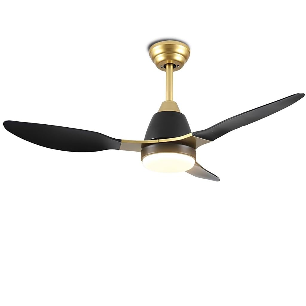 FCfpxwtz Ceiling Fan Lights, Ceiling Fan Light Variable Frequency Intelligent Silent Living Dining Bedroom Study(Style 4)