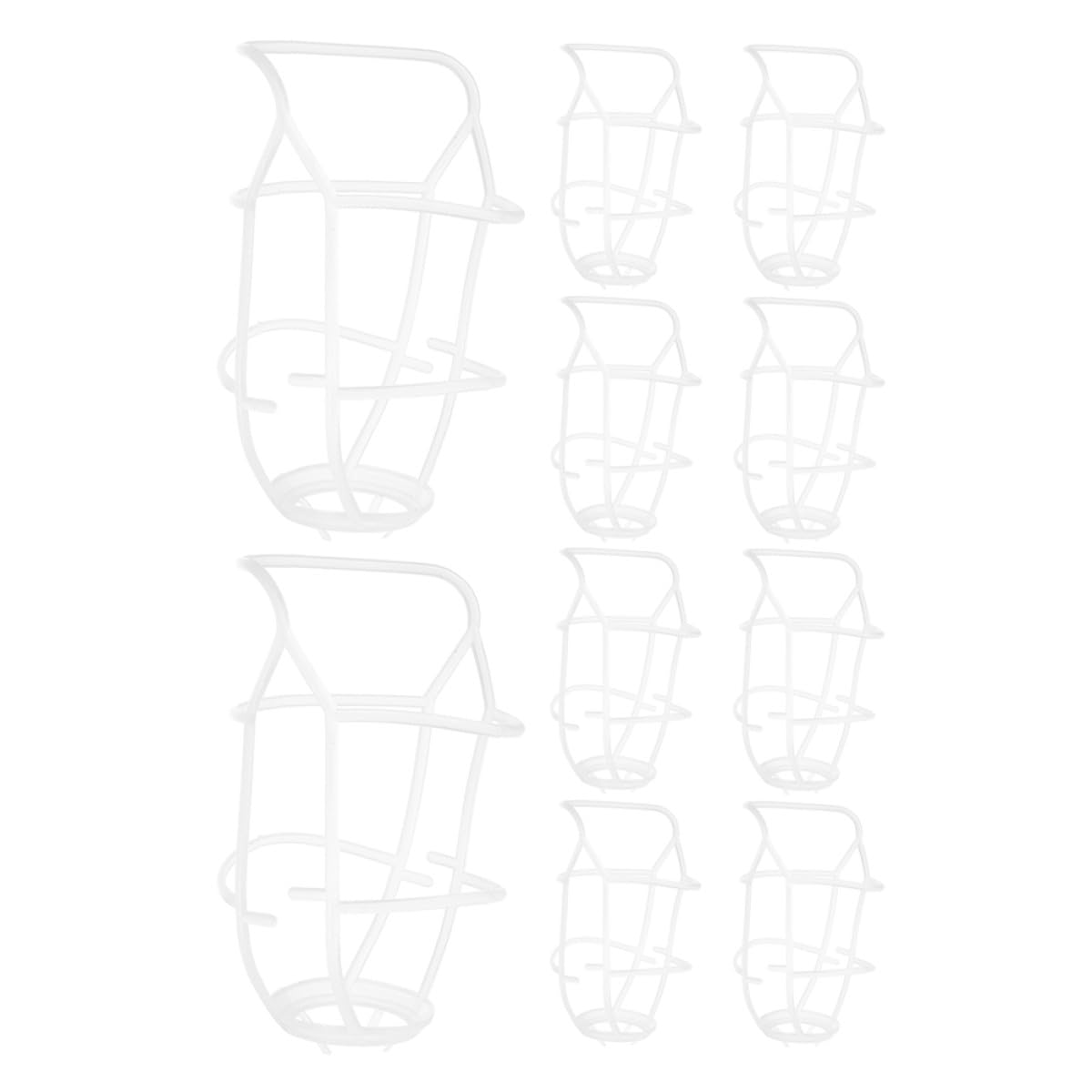 10pcs Infusion Hanging Nets for Accessories, 500ml Saline Bottle Holders with Plastic Mesh Covers, Infusion Bottle Nets for Hospital and Clinic Use