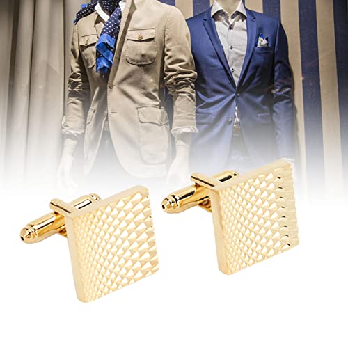 Gouden manchetknopen, klassieke herenmanchetknopen voor formele pakken voor pakken, overhemden - Image 3